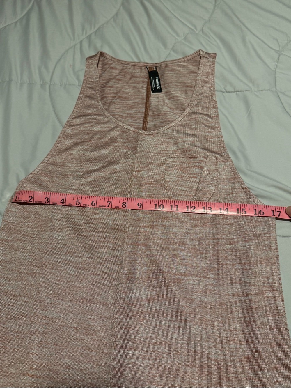 Hurley Women's Heathered Blush Tank Top